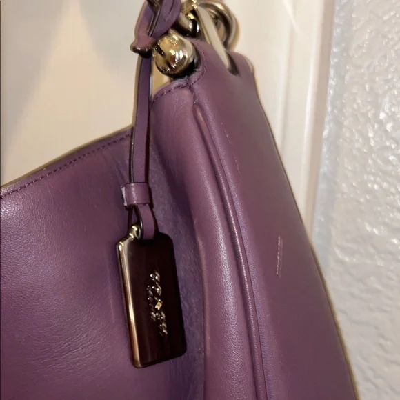 Coach Nomad Purple Hobo Bag - Picture 3 of 13